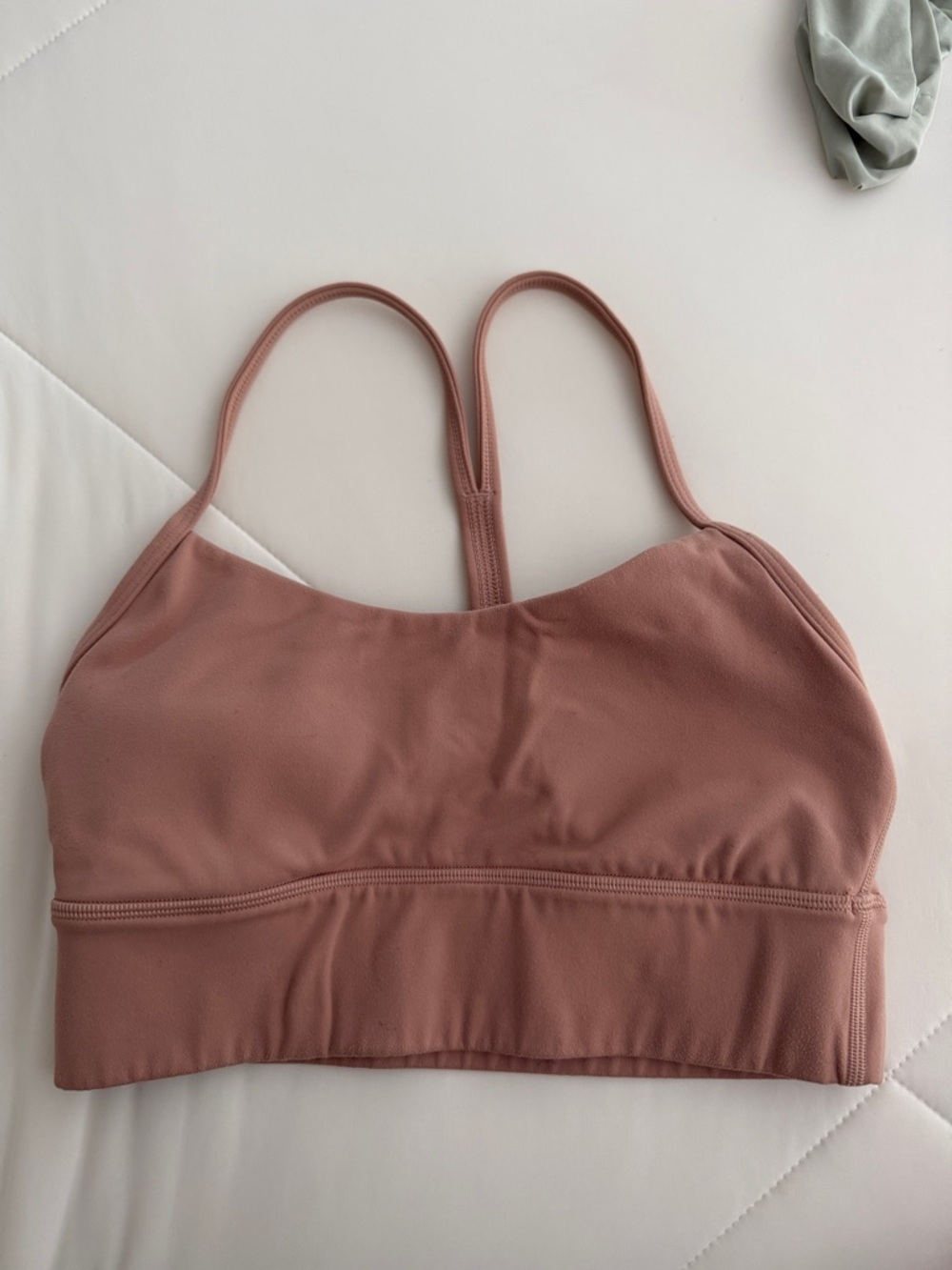 Lulu lemon Flo-Y sports bra in tan beige- size 6